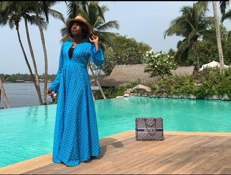 MELIKA ZIPPED LACE DRESS