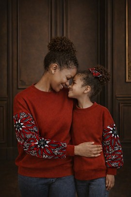Mom and me sweatshirt duo