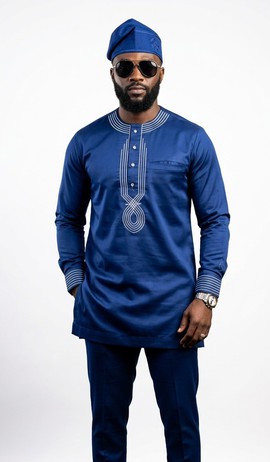 Kaftan brodé pour homme