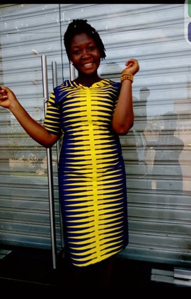 Robe africaine mi-longue pour femme