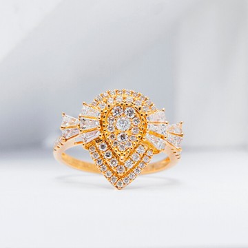 Emerald pearl ring/bridesmaid ring/fashion/18karat ring