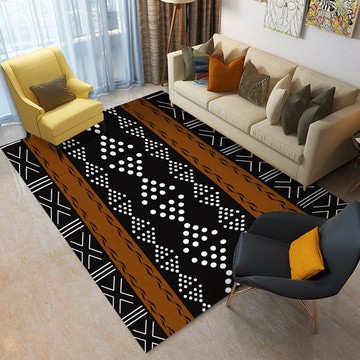 Center Rug For Living Room Abstract Carpet African Print(LARGER SIZES AVAILABLE)