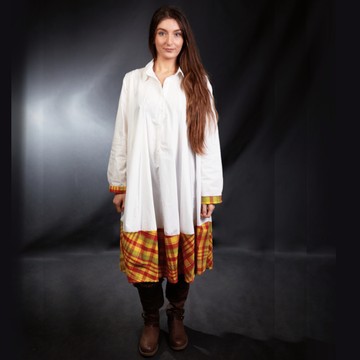 Customized dress with plain fabric - Madras Traditional Handmade