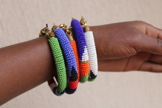 African Zulu beaded bracelet, Women bracelets, Tribal bracelets, Gift for her, Moms gift