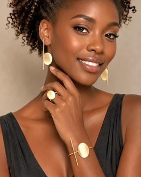 3-piece gold-plated set (english: gold-plated)