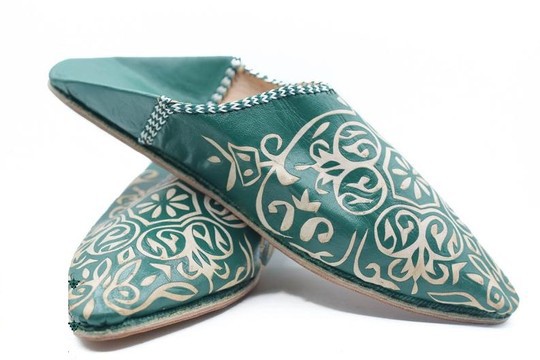 Ballerine en cuir véritable fait main