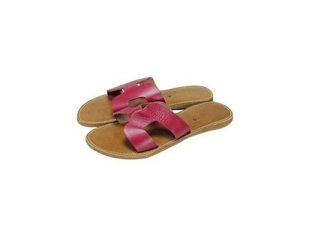 Grande Vente! Tongs été en cuir artisanale avec motifs brodés à main