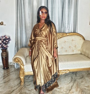 Luxury African Woman Boubou WITH Turban for Weddings/Special occasions/Plus Size