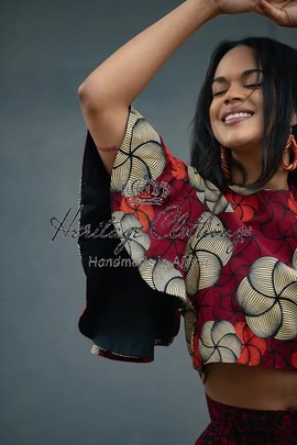 Chloe Peplum Top by m-a-dkollection - Peplum Tops - ANKA