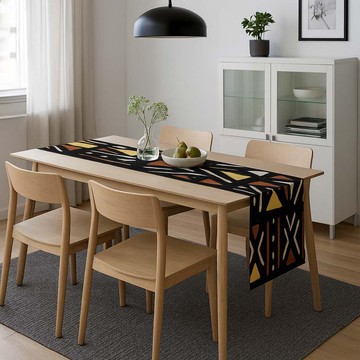 African Table Runner for Kitchen and Dining Spaces (MORE SIZES AVAILABLE)