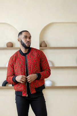 MEN'S AMMA RED MUTLIWAY JACKET