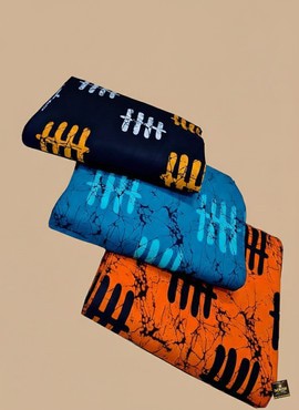 3 Set of Multicolor Batik