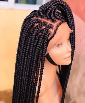 Ibeji big box braid, light weight, easy wear, frontal wig