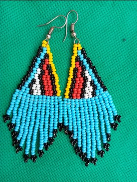 Boucles d'oreilles africaines / boucles d'oreilles maasaï / bijoux femmes / boucles d'oreilles faites à la main