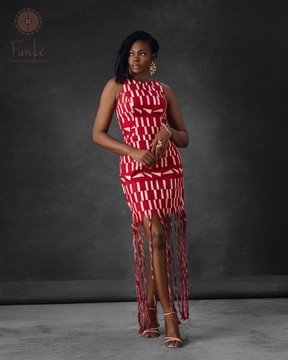 Robe Fâ à franges