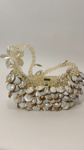 Sac fait main en perles Ego, NYFW