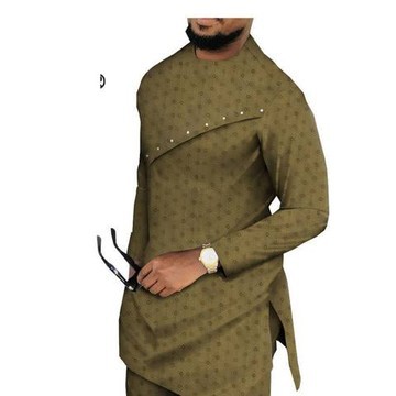 2 pièces, costume traditionnel homme africain, dansiki, mode homme africain, costume de mariage africain