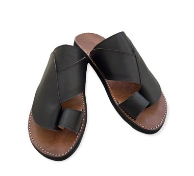 Men's sandal in genuine leather