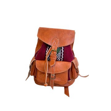 Sac à dos en cuir véritable haute qualité 100% fait main