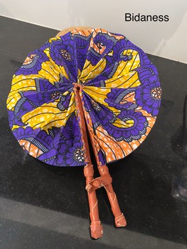 Handcrafted Afro fan