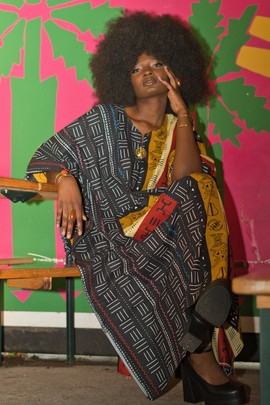 Magnifique robe boubou/caftan imprimé bogolan