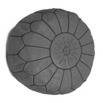 Poufs en cuir véritable confortable finition haute gamme