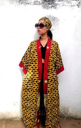 Maxi kimono