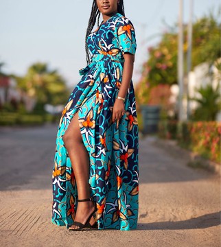 Origine wrap dress