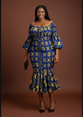 Chic Off-Shoulder Mermaid Dress