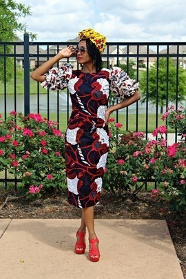 Adensecret mosope ankara dress