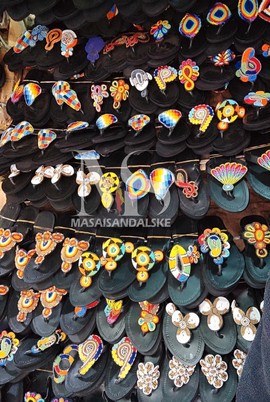 50 paires de sandales en gros, sandales en vrac, sandales africaines, sandales Maasai, sandales pour femmes
