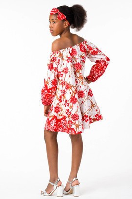MINI SELENA  ANKARA DRESS