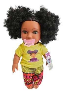 12 inch African -American Doll// Dija doll
