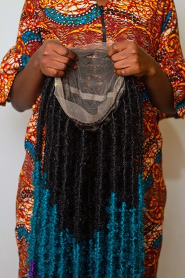 Ombre butterfly locs, distressed locs, full lace 40inches