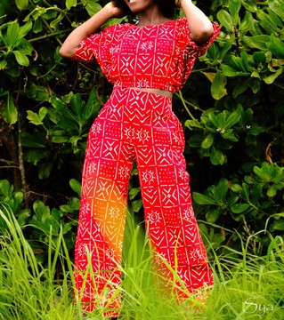 Ensemble 2 pièces pantalon et top