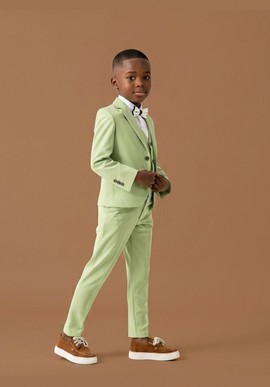 Kids' 3-Piece Sage Green Suit Set