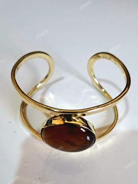 Manchette en laiton massif, bracelet de manchette en laiton africain, bracelet de déclaration