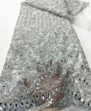 Beaded Lace fabric 5 yards