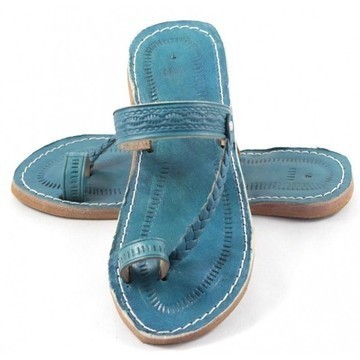 Grande Vente! Tongs été en cuir véritable unisexe avec motifs gravés à main
