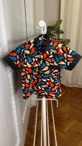 Chemise Chika en tissu africain