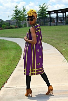 Adensecret MOBOLA Ankara Long Top