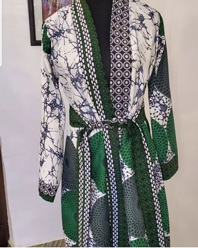 Kayla Robe kimono mi-longue bicolore/Beaux jours/Vêtements de travail/Vêtements pour femmes