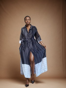 Maryse Condé dress