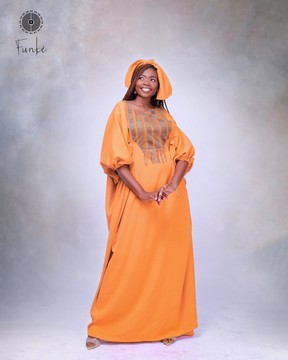 Dress ORIRE New, Orange