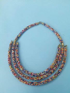 3 in 1 necklace/Zulu necklaces/ maasai necklace/ African chain