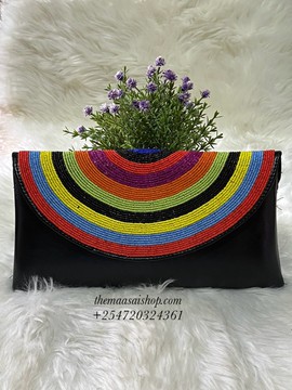 KENYAN BEADED CLUTCH BAG