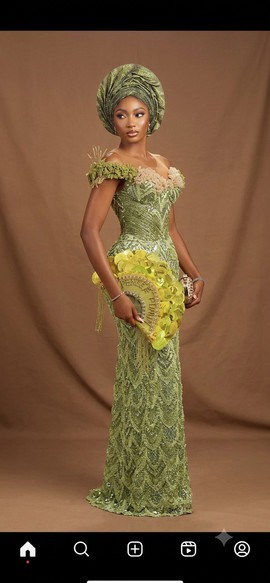 Women's Embellished Off-Shoulder Corset Gown