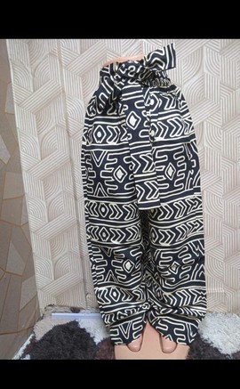 High Waist Ankara Palazzo Pants, Wide Leg African Print Trousers, Statement Women’s Fashion