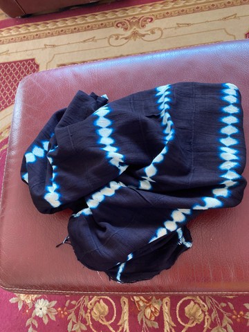 Bogolan indigo coupon from Mali, Dogon country