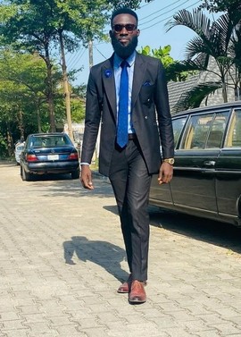 Two piece suit for men